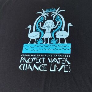 Aveda Graphic Tee Shirt Size XXL EarthMonth 2014 Water Changes Lives